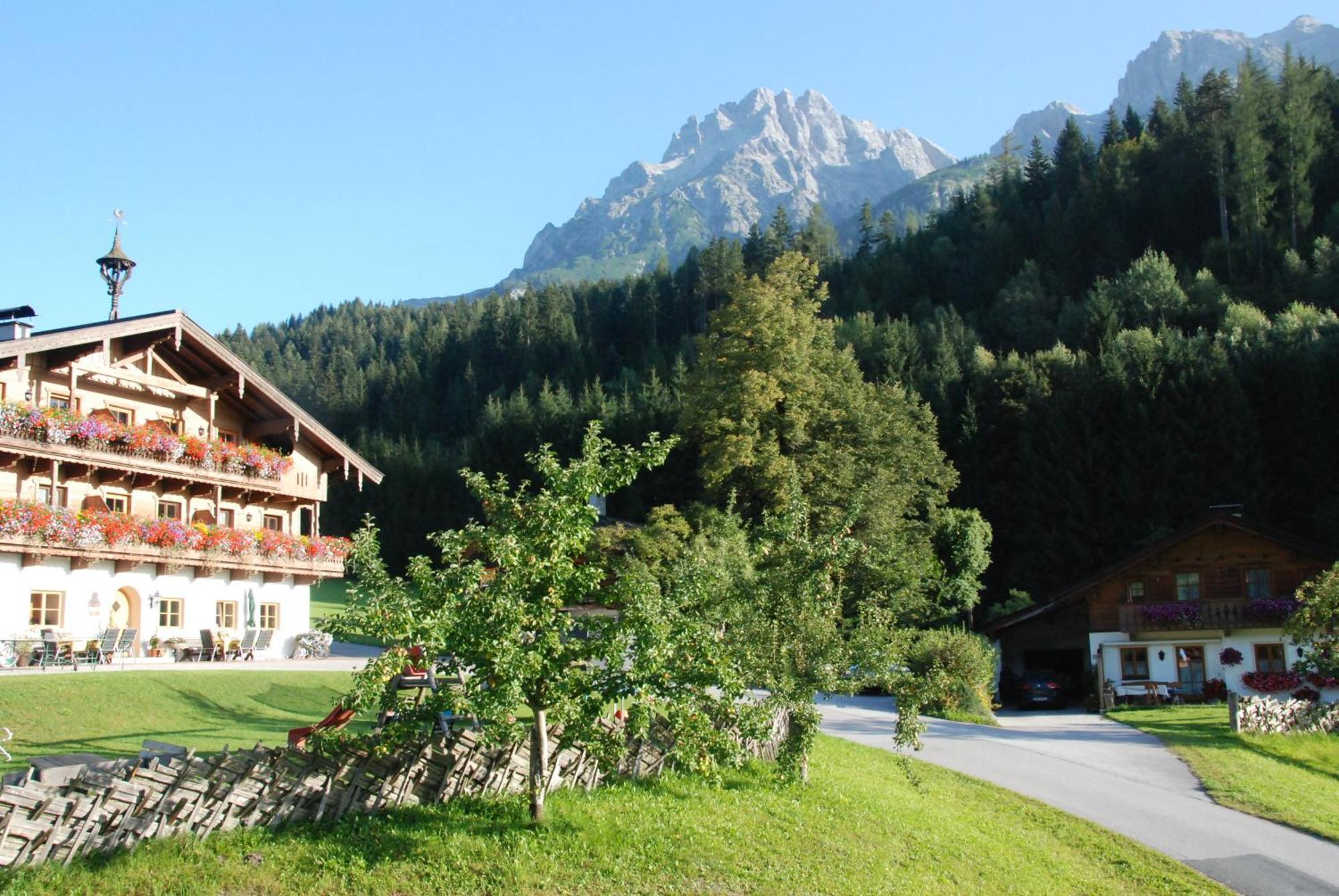 Erbhof Hinterrain Villa Leogang Exterior foto
